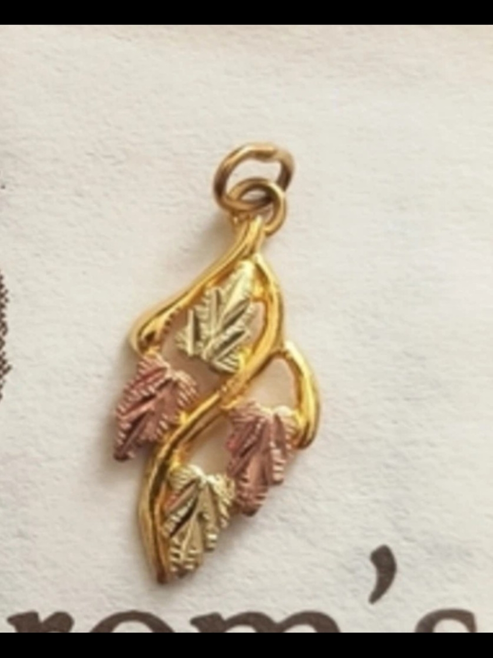 Landsroms 10k Solid Gold Pendant